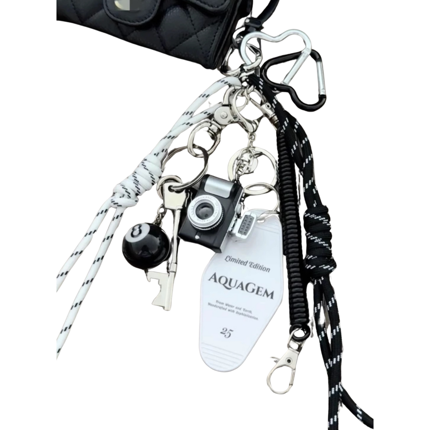 Camera & Eight Ball LuxeCharm™ Stack