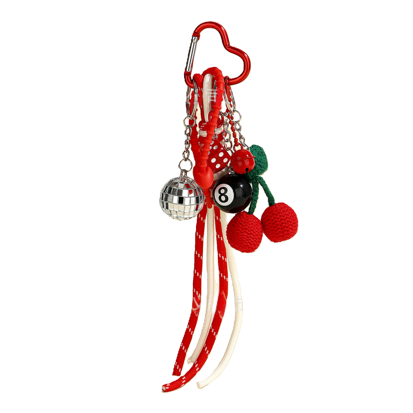 Cherry & Disco Ball LuxeCharm™ Stack