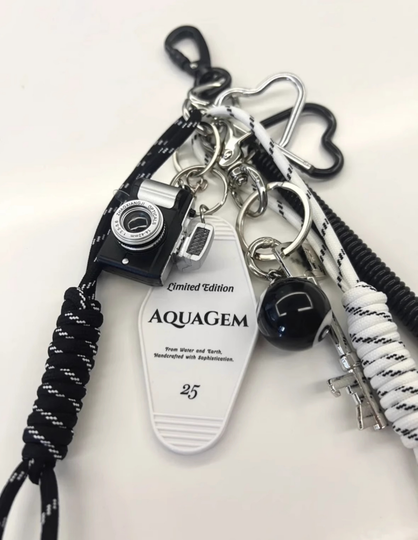 Camera & Eight Ball LuxeCharm™ Stack