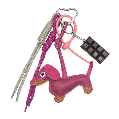 Dachshund & Chocolate LuxeCharm™ Stack